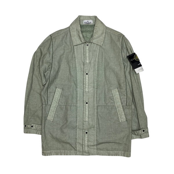 Stone Island 2019 Grey Lino Resinato TC Jacket