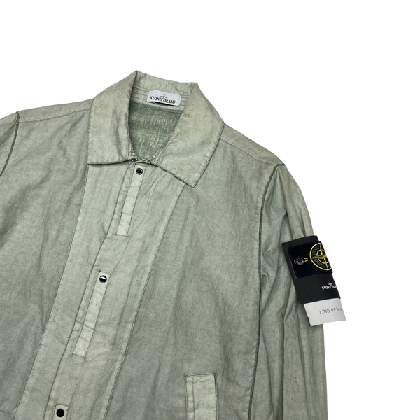 Stone Island 2019 Grey Lino Resinato TC Jacket
