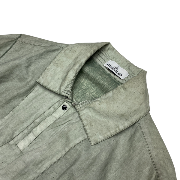 Stone Island 2019 Grey Lino Resinato TC Jacket