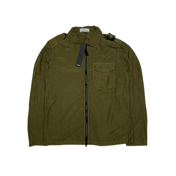 Stone Island Naslan Light Khaki Green Overshirt