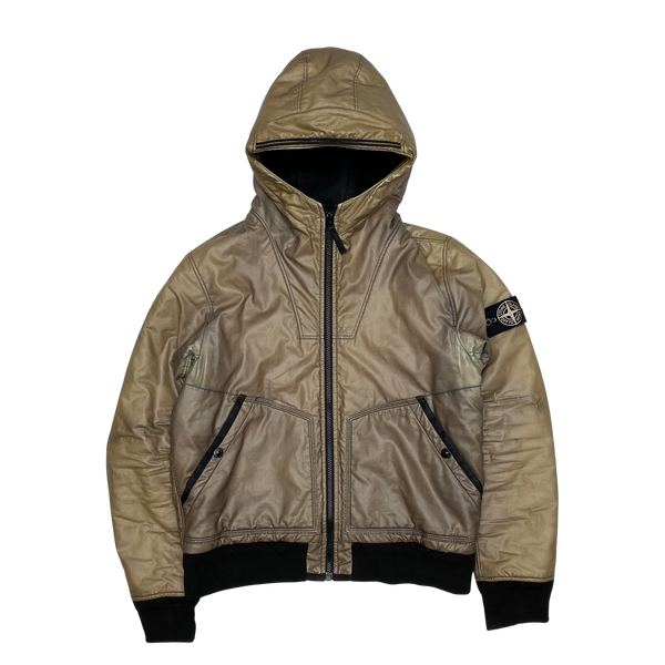 Stone Island 2012 Beige Thermo Reflective Padded Jacket