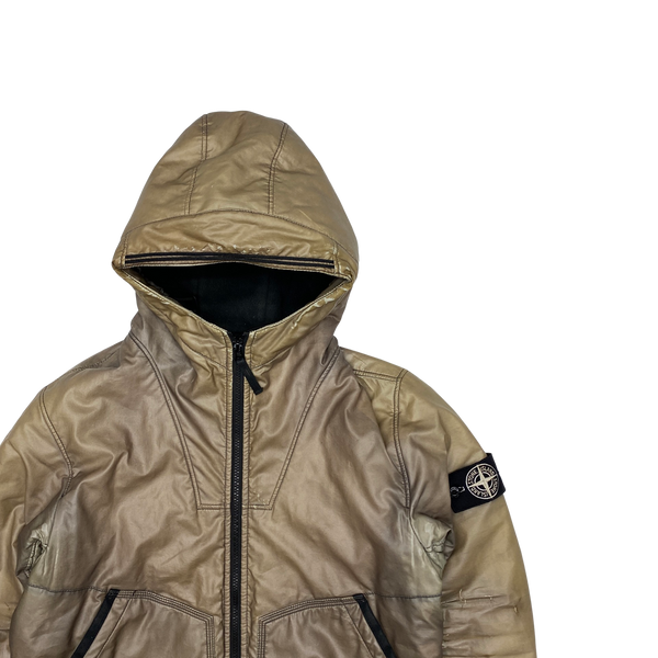 Stone Island 2012 Beige Thermo Reflective Padded Jacket