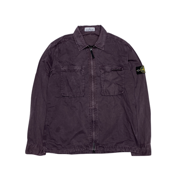 Stone Island 2018 Purple Maroon Overshirt