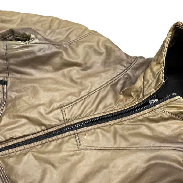 Stone Island 2012 Beige Thermo Reflective Padded Jacket