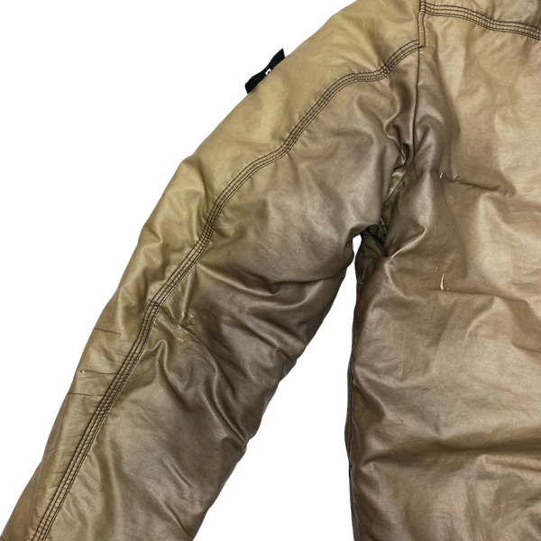 Stone Island 2012 Beige Thermo Reflective Padded Jacket