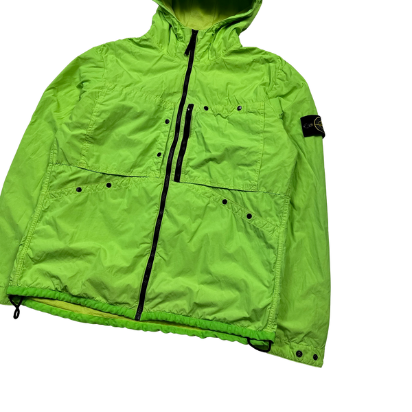 Stone Island Green 2011 Resin Coated Nylon Jacket - XL