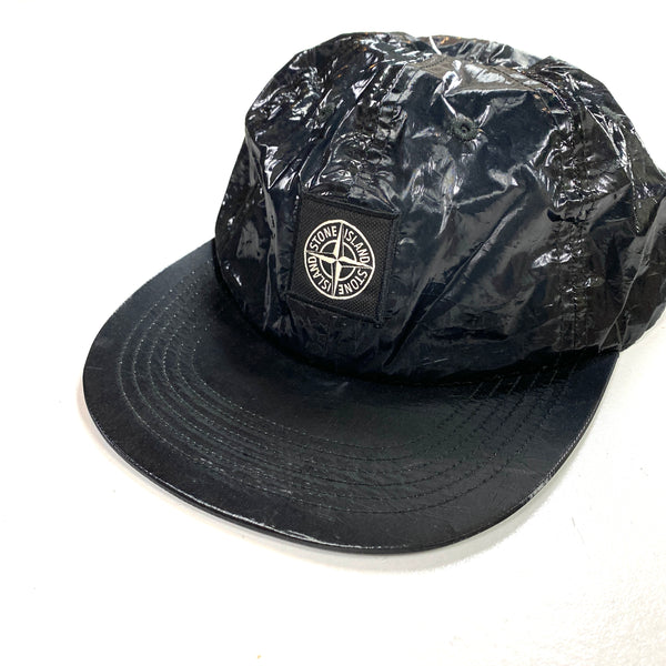 Stone Island x Supreme Black Silk Cap