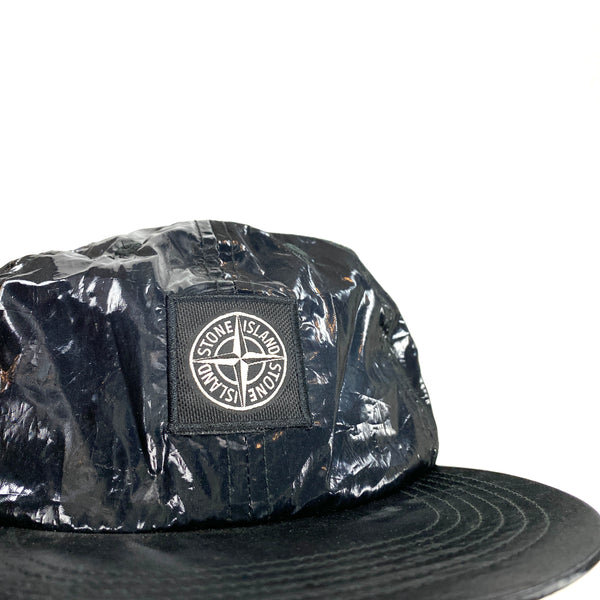 Stone Island x Supreme Black Silk Cap