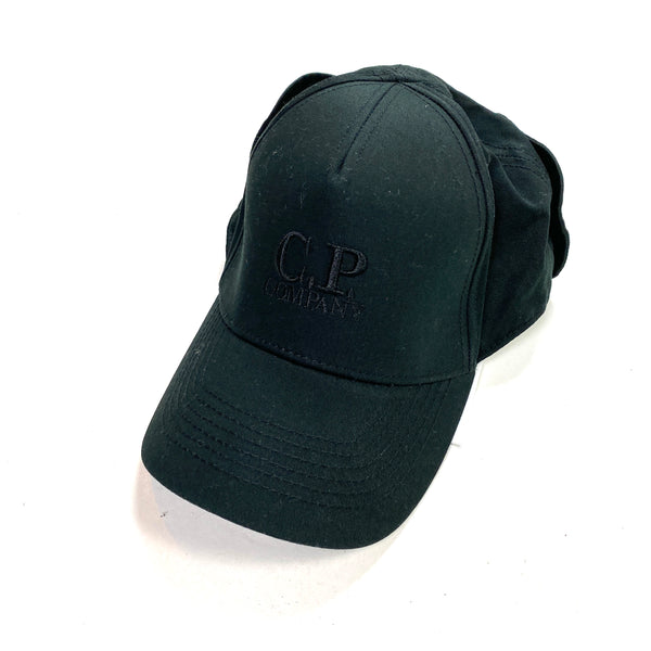 CP Company Black Goggle Cap