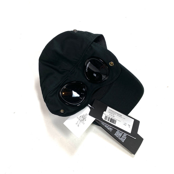CP Company Black Goggle Cap
