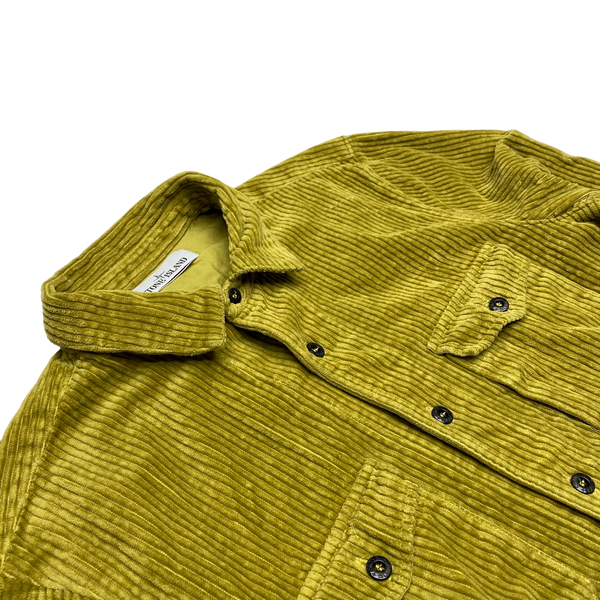 Stone Island AW2021 Pistachio Corduroy Overshirt