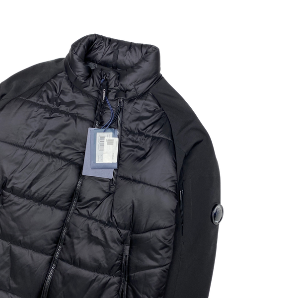 CP Company Black Hybrid Soft Shell Jacket