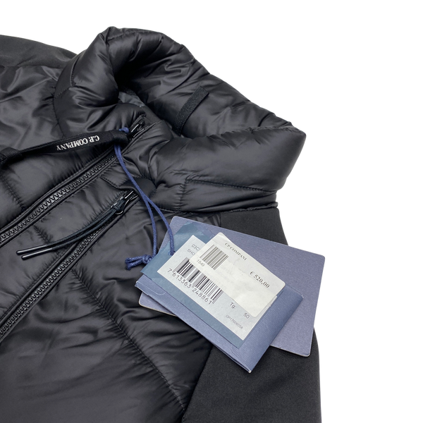 CP Company Black Hybrid Soft Shell Jacket