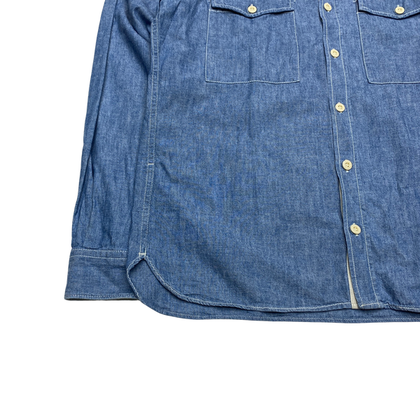Stone Island Cotton 2014 Chambray Overshirt