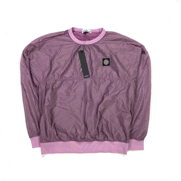Stone Island Rose Pink Nylon Metal Pullover