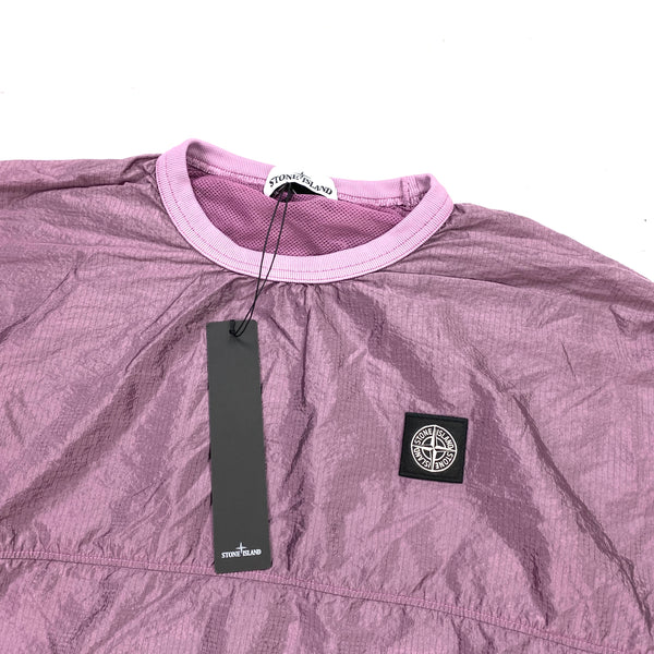 Stone Island Rose Pink Nylon Metal Pullover