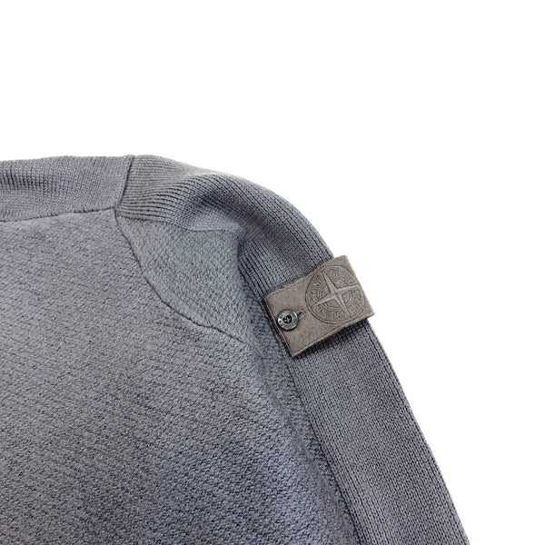 Stone Island Grey Ghost Wool Crewneck Jumper