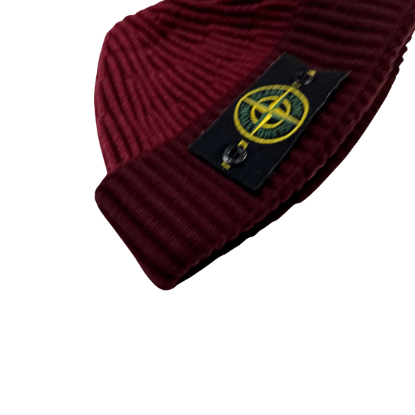 Stone Island 2012 Red Two Tone Blue Beanie
