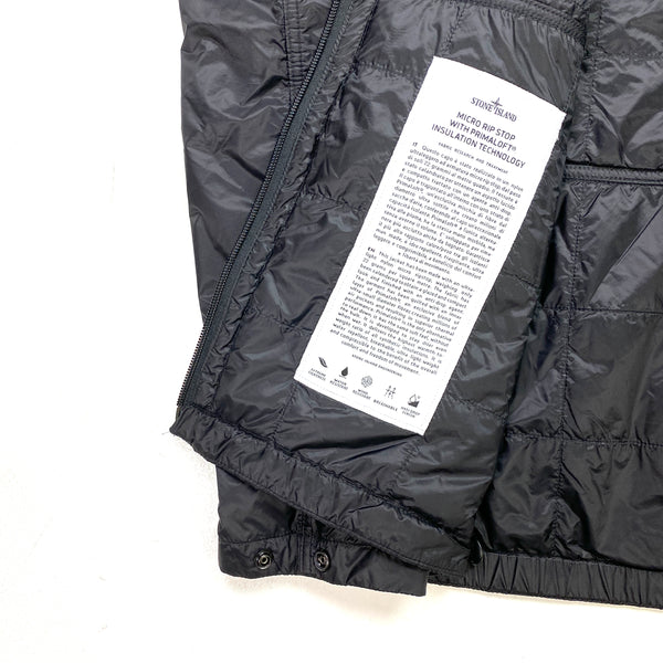 Stone Island Black Micro Rip Stop Primaloft Insulated Jacket