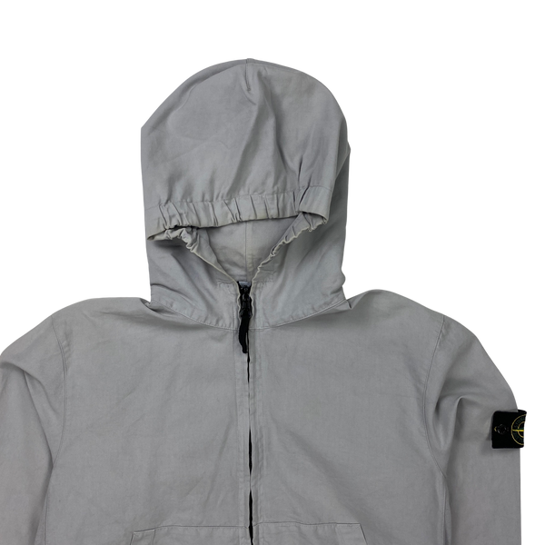 Stone Island Vintage 2003 Grey Cotton Zipped Jacket
