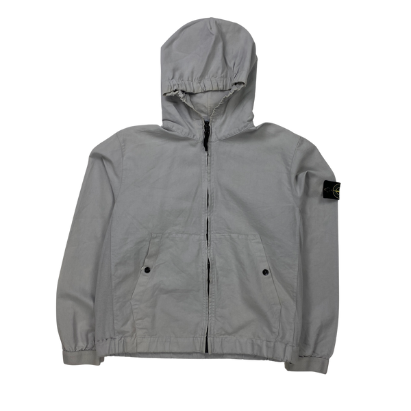 Stone Island Vintage 2003 Grey Cotton Zipped Jacket