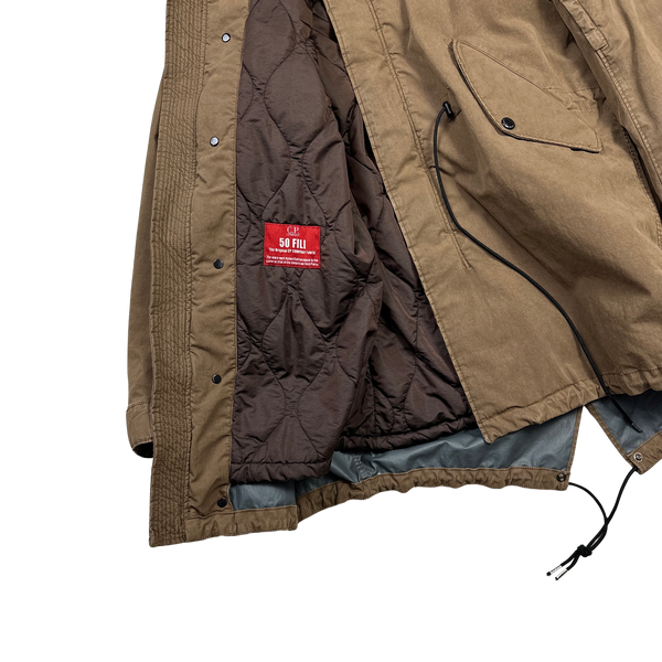 CP Company 50 Fili Fishtail Parka Winter Jacket - Small