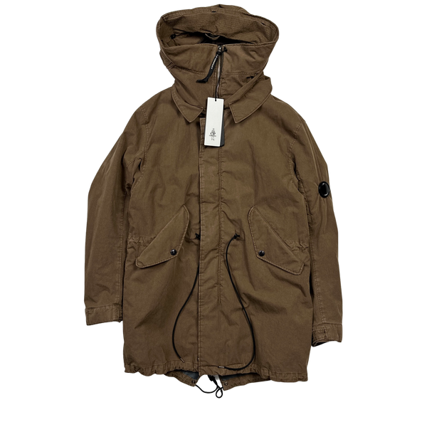 CP Company 50 Fili Fishtail Parka Winter Jacket - Small
