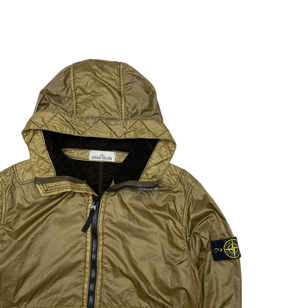 Stone Island Khaki Lamy Flock Hooded Jacket