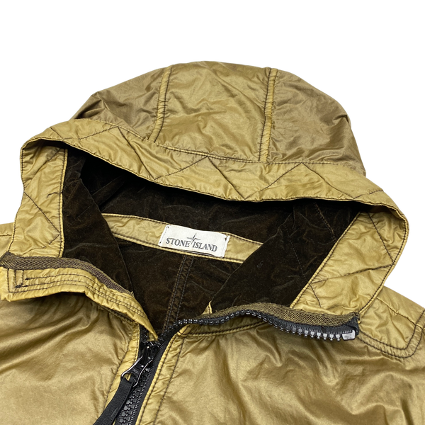 Stone Island Khaki Lamy Flock Hooded Jacket