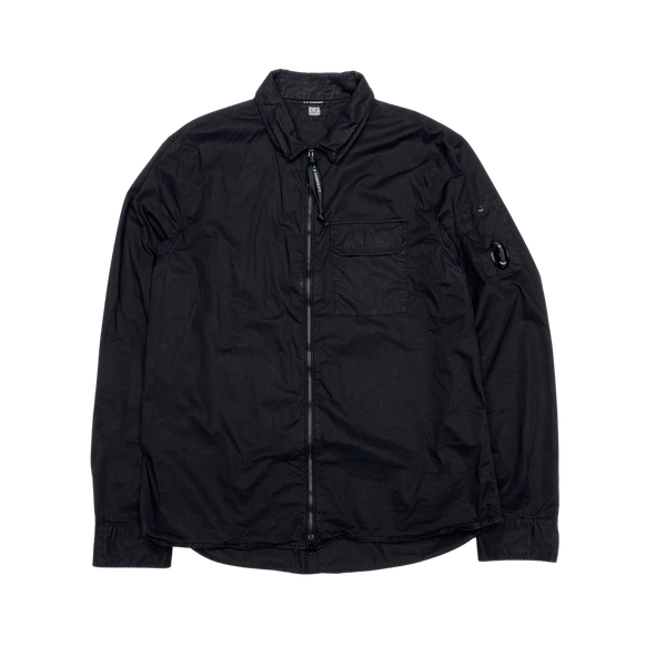 CP Company Black Cotton Overshirt