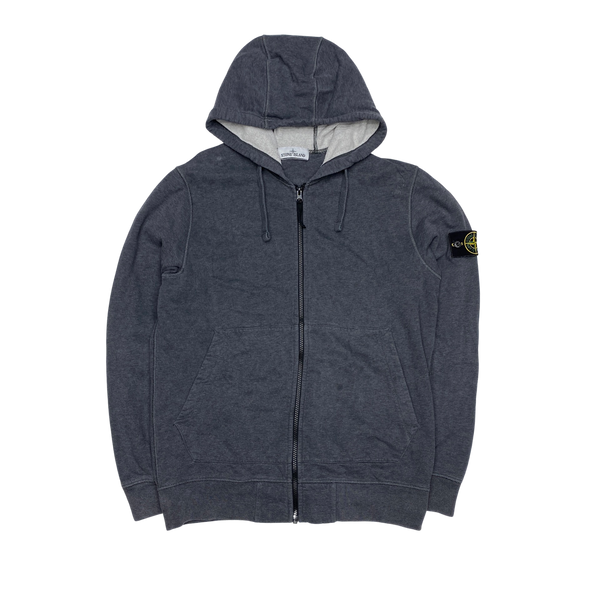 Stone Island 2020 Grey Zipped Hoodie