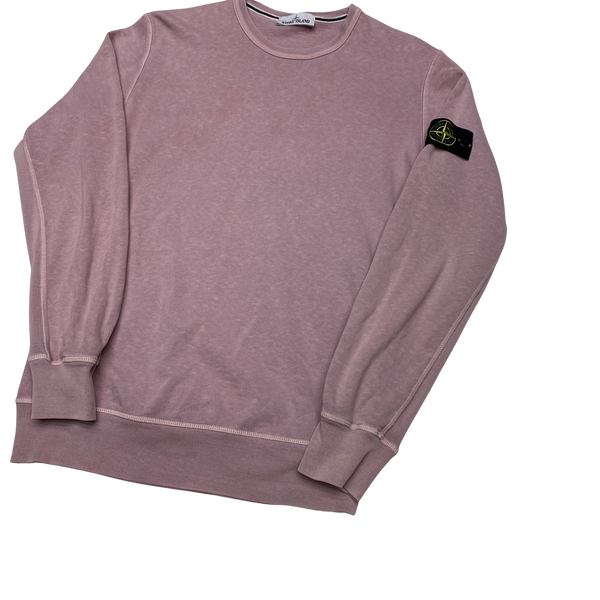 Stone Island 2017 Pink Cotton Sweatshirt