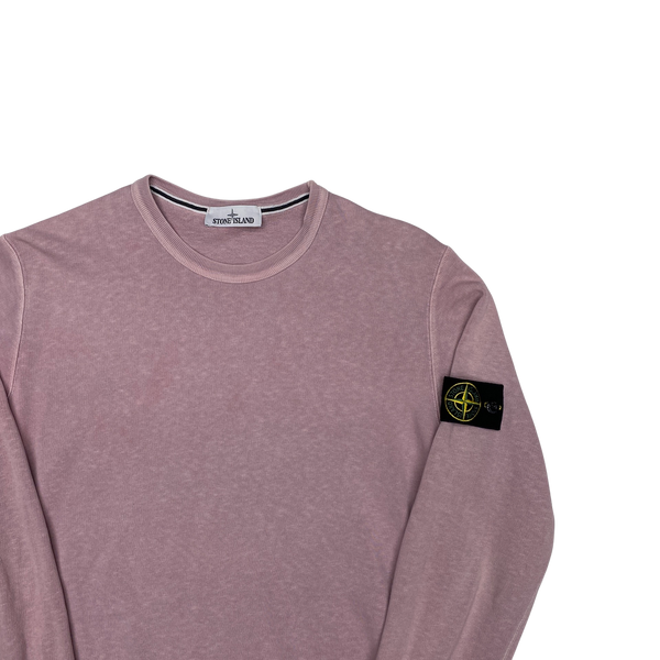 Stone Island 2017 Pink Cotton Sweatshirt