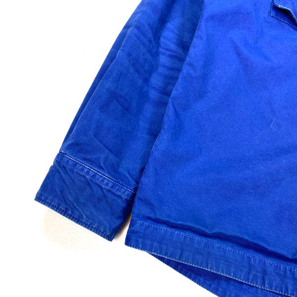Stone Island Blue Thick Cotton Overshirt