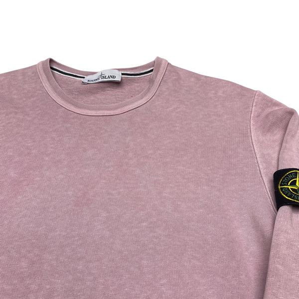 Stone Island 2017 Pink Cotton Sweatshirt