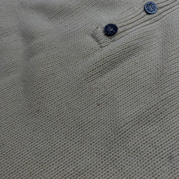 Stone Island 1996 Yellow Wool Knitted Pullover - Large