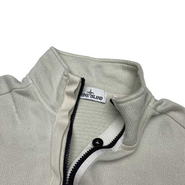 Stone Island 2016 Cream Half Zip Pullover Jumper