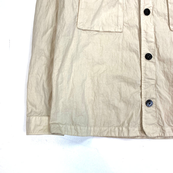 Stone Island Beige 2020 Hooded Overshirt