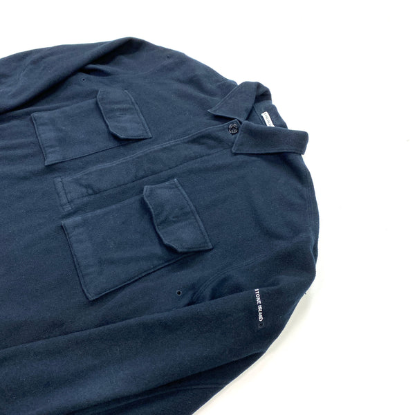 Stone Island Vintage Navy 1998 Wool Pullover