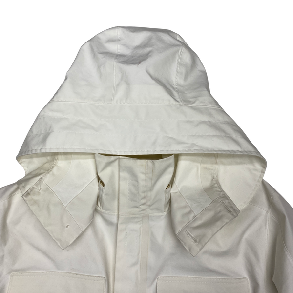 Stone Island 2017 White Ghost Tank Shield Jacket