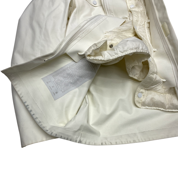Stone Island 2017 White Ghost Tank Shield Jacket
