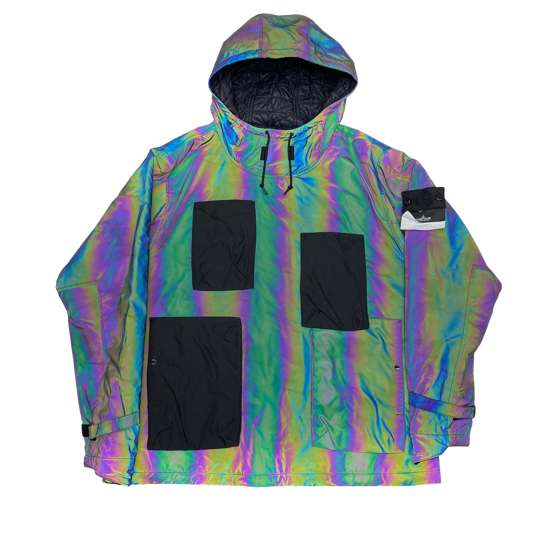 Stone Island Shadow Project Scarabeo Reflective Pullover Smock