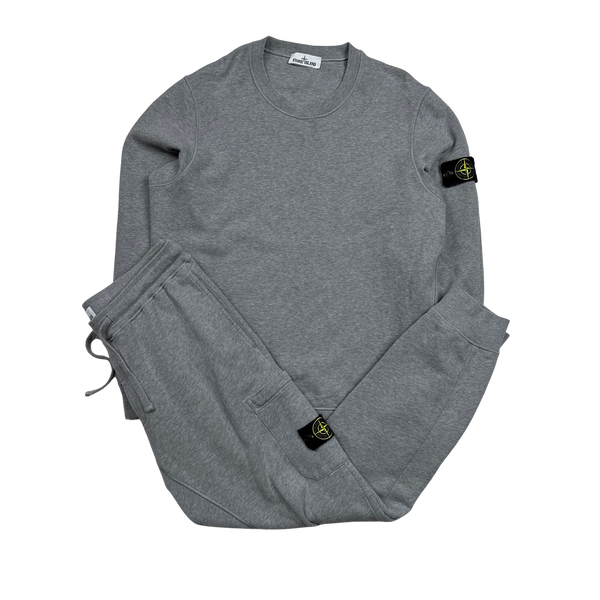 Stone Island 2021 Light Grey Full Tracksuit Set - XL