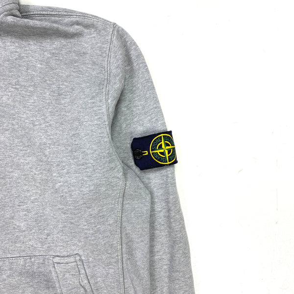Stone Island Grey Zipped Hoodie