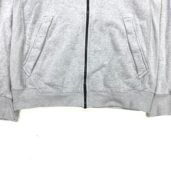 Stone Island Grey Zipped Hoodie