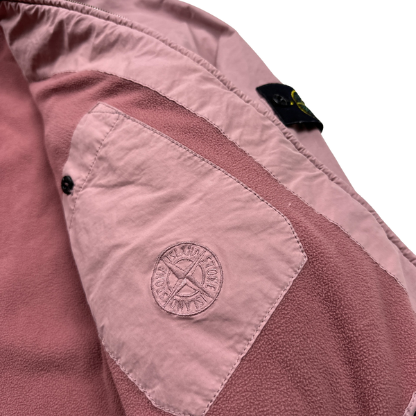 Stone Island 2022 Rose Pink Micro Pile David TC Jacket - XL