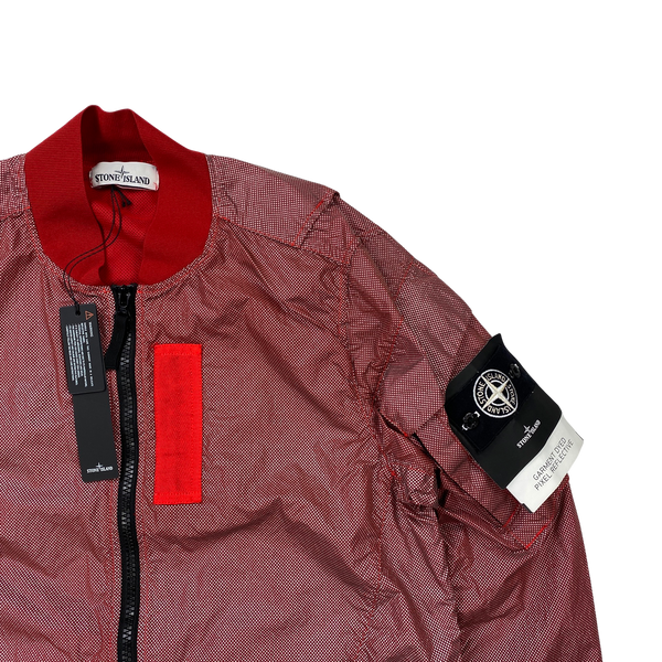 Stone Island 2016 Red Pixel Reflective Jacket