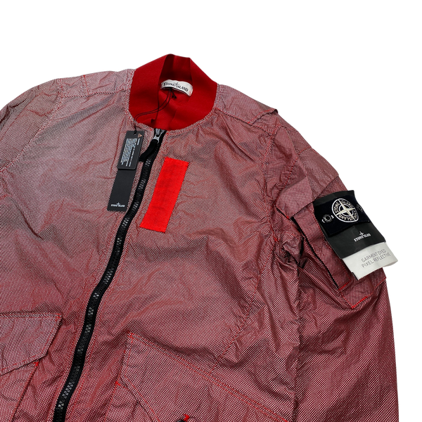 Stone Island 2016 Red Pixel Reflective Jacket