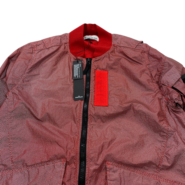 Stone Island 2016 Red Pixel Reflective Jacket