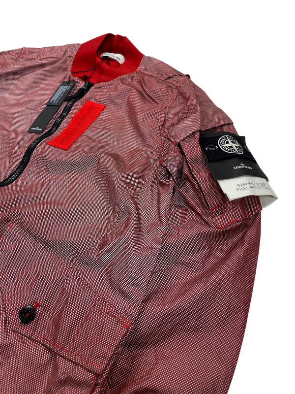 Stone Island 2016 Red Pixel Reflective Jacket